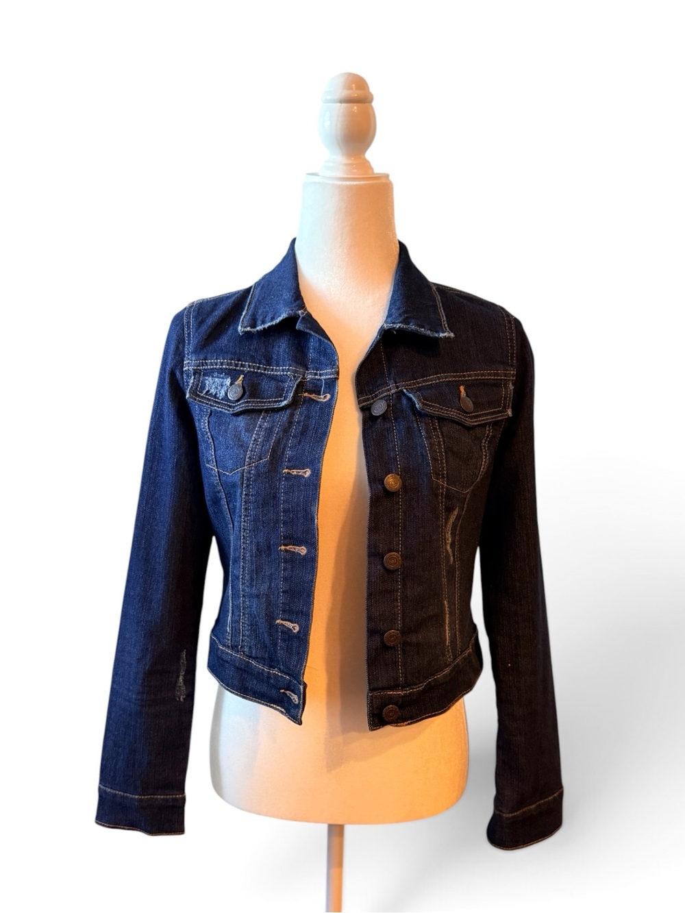 lei Dark Blue Denim Women's Jean Jacket